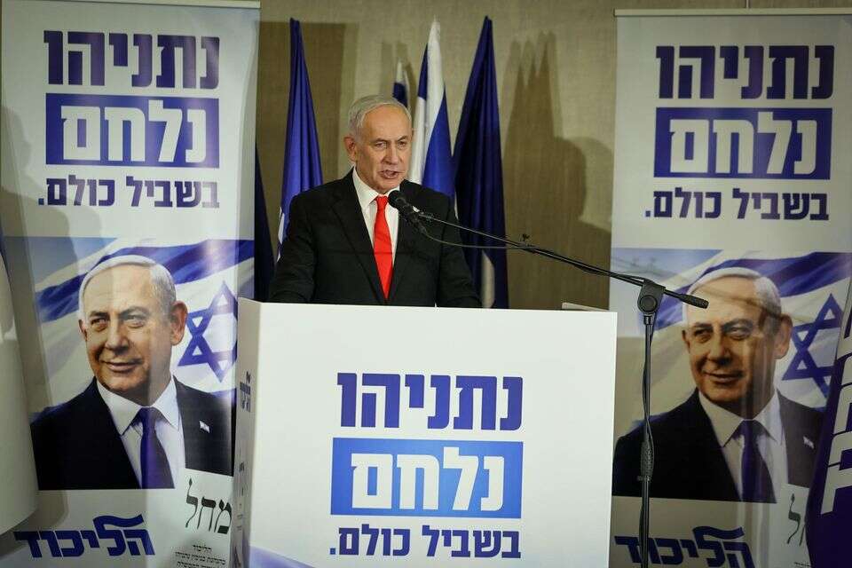 נתניהו באירוע הצגת רשימת הליכוד , אורן בן חקון