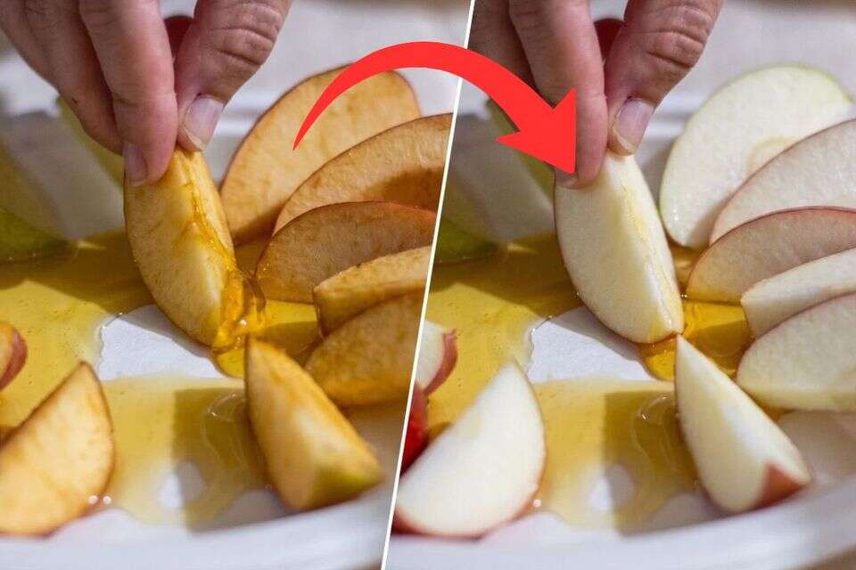 צעד אחר צעד: כך תמנעו מהתפוחים להשחיר , 