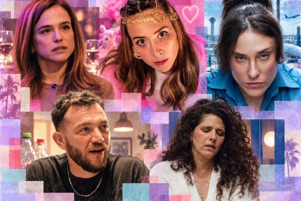 קולאז' סדרות תשפ"ו: בודקת, הפשוטע, כל האמהות משקרות, מקום שמח, זגורי אימפריה , יח"צ