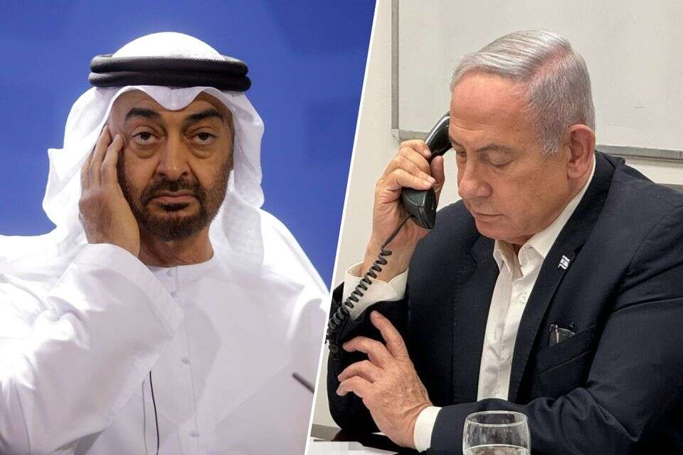 ראש הממשלה נתניהו ונשיא איחוד האמירויות בן זאיד , דוברות רה"מ, AP