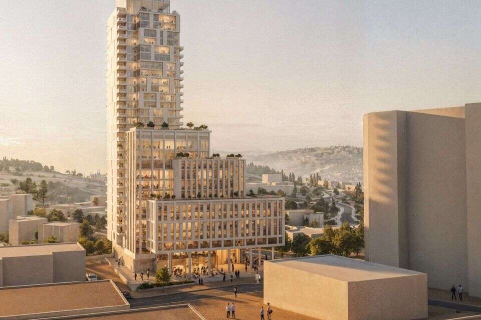 בית גלנור , (הדמיה): ישר אדריכלים