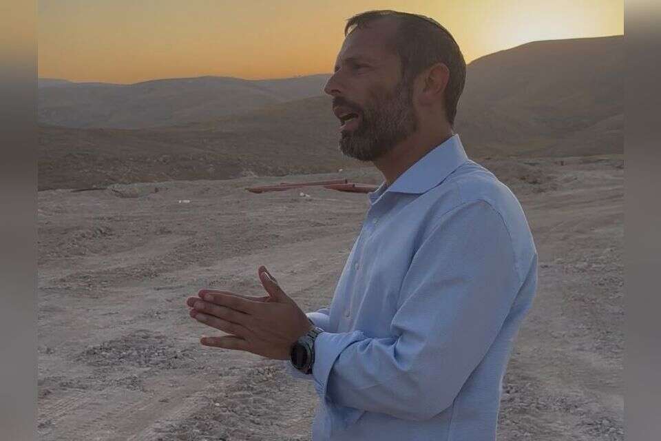ישראל גנץ בשטח , מועצת בנימין