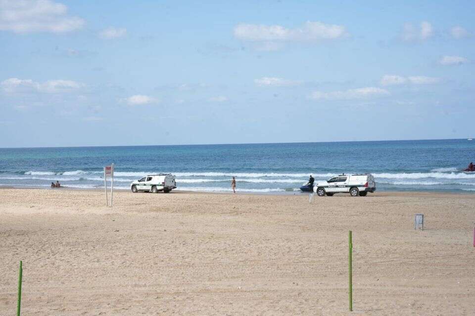 חיפושים אחר הנעדר בחוף הסטודנטים בחיפה , דוברות המשטרה