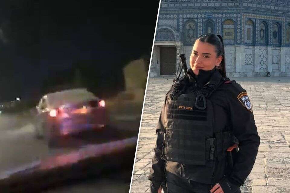 שוטרת נפצעה במהלך ניסיון הבריחה של החשוד , צילום מסך מהתיעוד ודוברות המשטרה