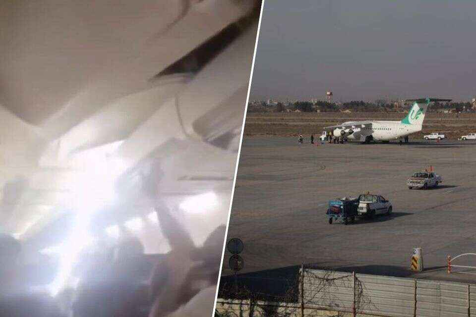 נאלץ לשוב לשדה התעופה שממנו המריא , המטוס באיראן