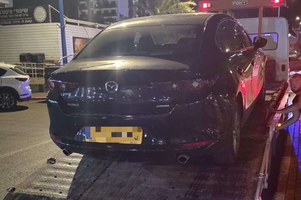 הרכב שהוחרם על ידי המשטרה באילת , דוברות המשטרה