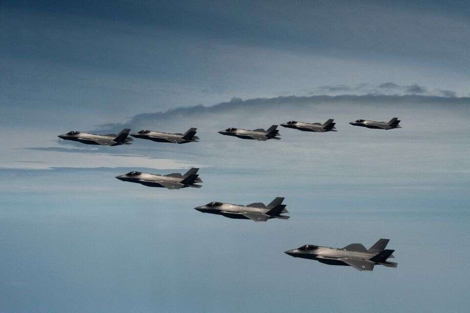 מטוסי F35 של חיל האוויר האמריקני , רויטרס