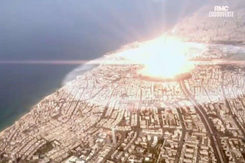 הדמיה של תקיפה גרעינית בתל אביב , RMC Découverte