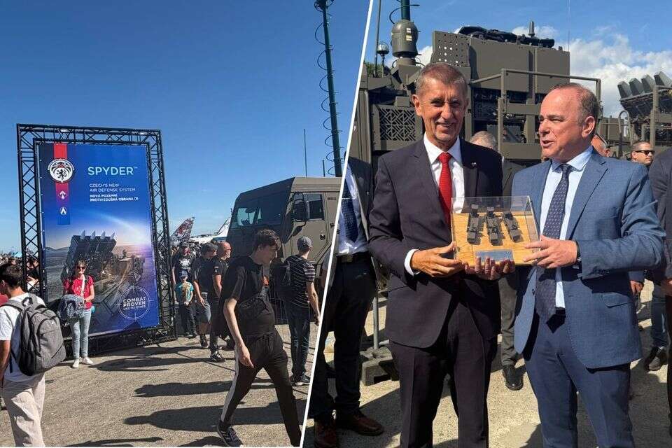 רפאל בnato days בצכיה מציגה את מערכת ההגנה האווירית "ספיידר" של רפאל , דוברות רפאל