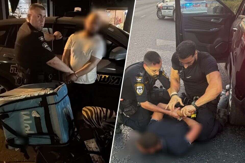 תיעוד מתוך מעצר השוהים הבלתי חוקיים , דוברות המשטרה