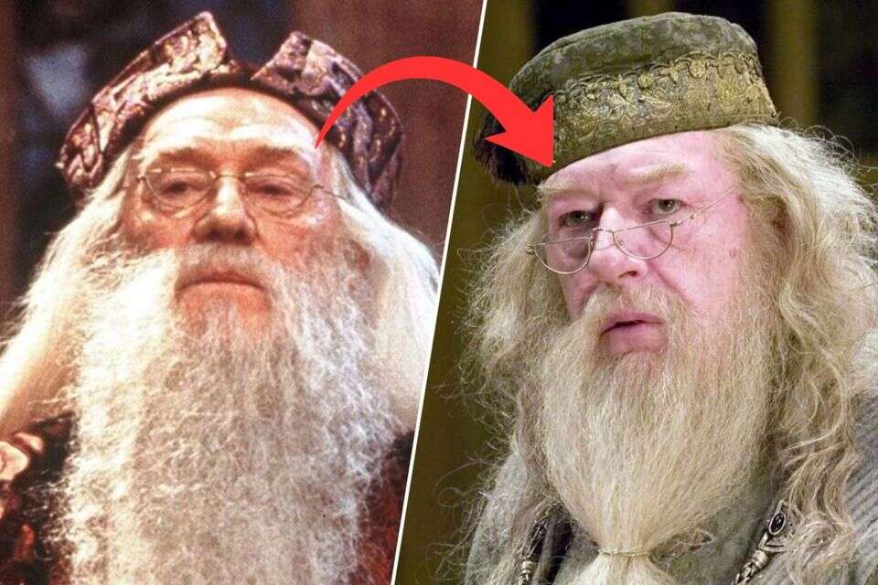 דמותו של דמבלדור ב"הארי פוטר". השחקן המקורי הלך לעולמו ב-2002 ,
