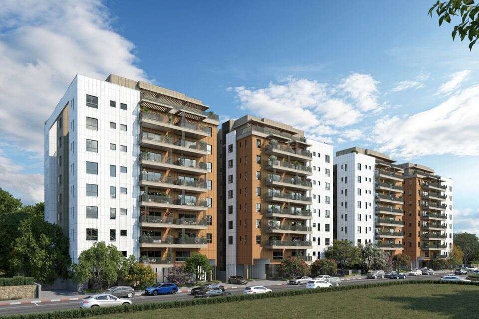 פרויקט התחדשות עירונית ברחוב שפינוזה 3-9 בפתח-תקווה , הדמיה: ארקפאקט עדי בואנו בע"מ