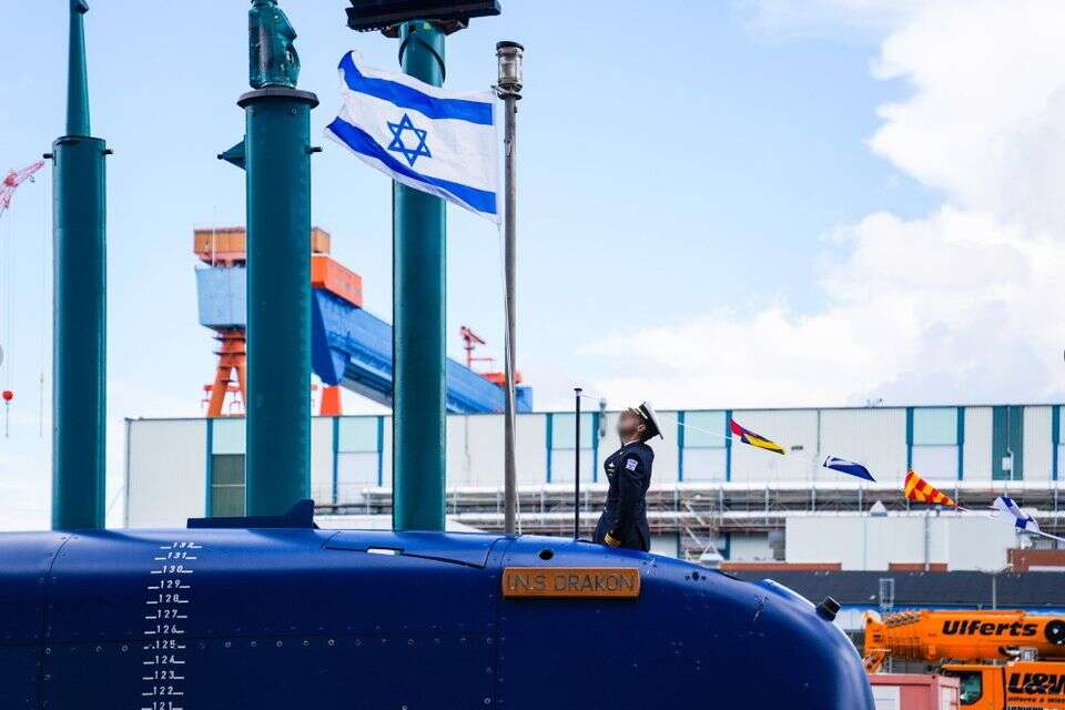 הצוללת השישית של ישראל, אח"י דרקון, מגיעה לחופי ישראל , דובר צה"ל