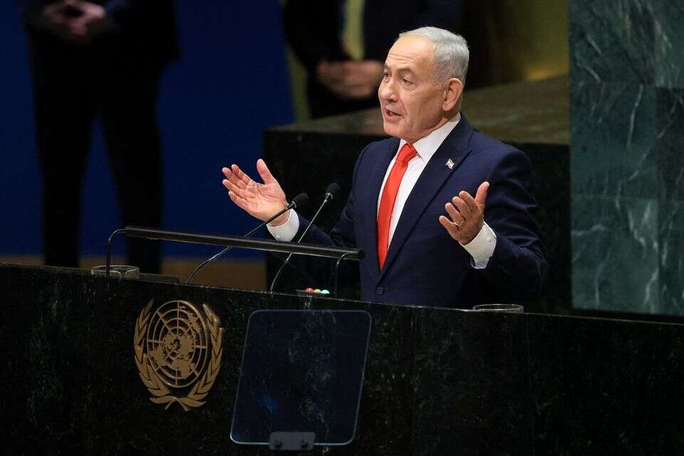 נתניהו באו"ם , רויטרס