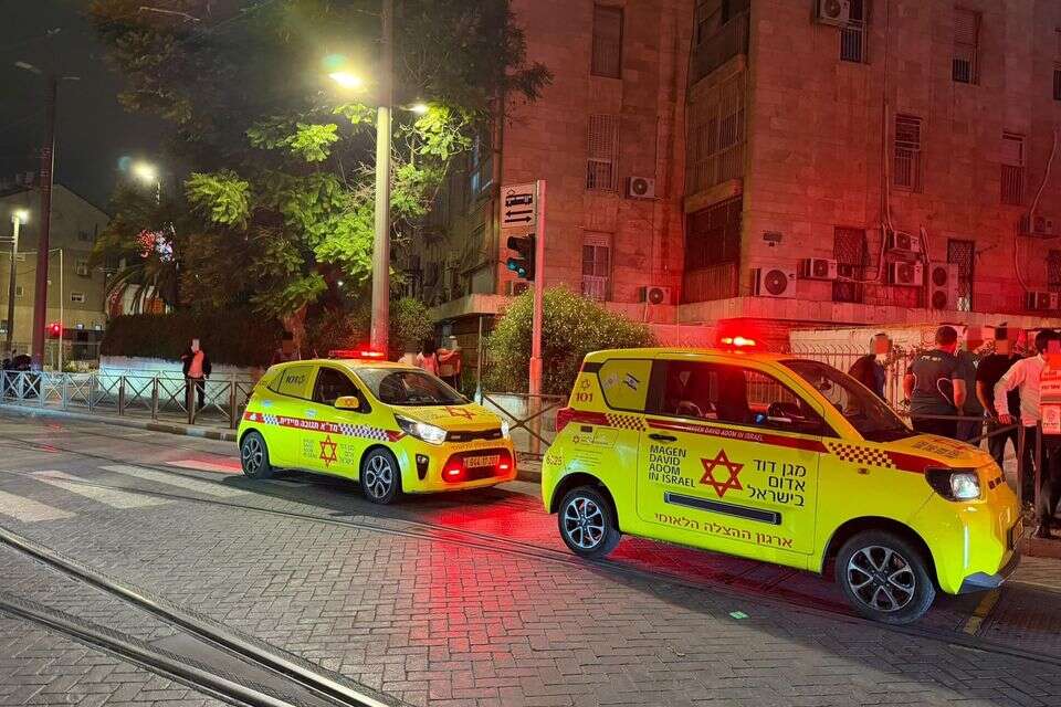 התאונה בירושלים , תיעוד מבצעי מד"א