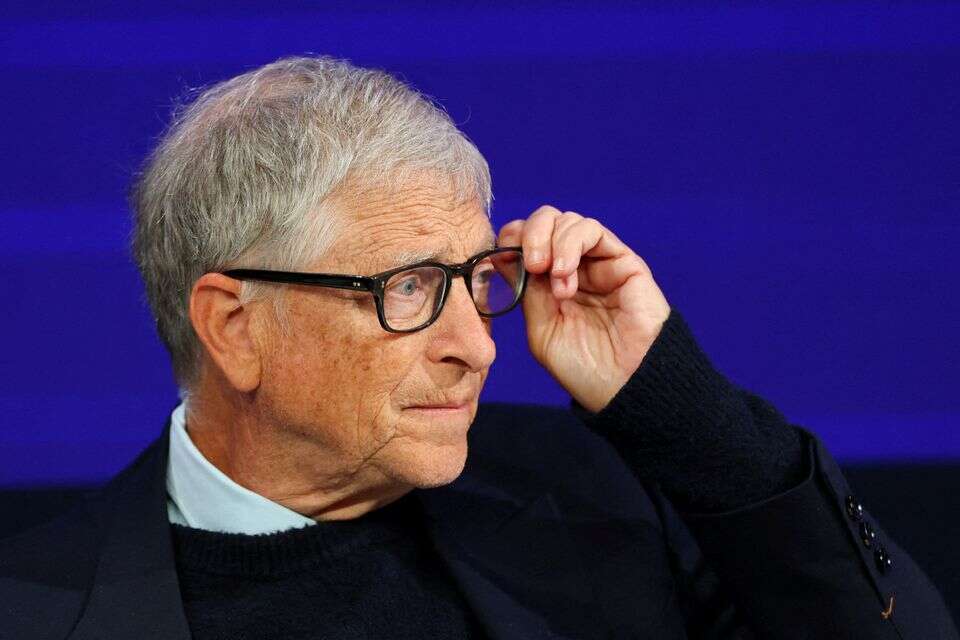 FILE PHOTO: Bill Gates attends the 56th annual World Economic Forum (WEF) meeting in Davos, Switzerland, January 21, 2026. REUTERS/Denis Balibouse/File Photo , REUTERS/Denis Balibouse