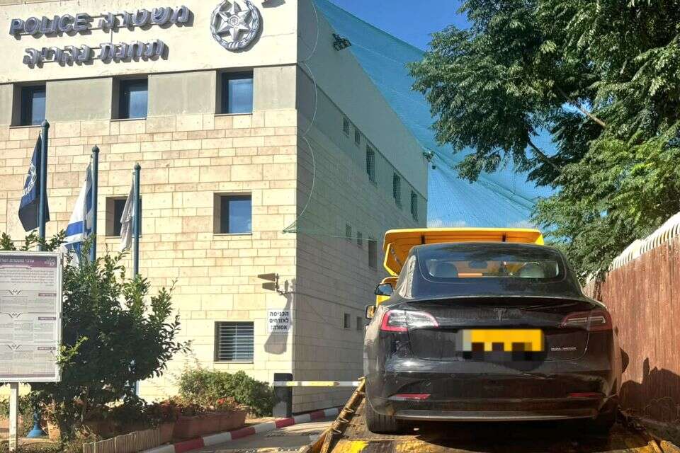 הרכב שהוחרם מבית החולים בנהריה , דוברות המשטרה