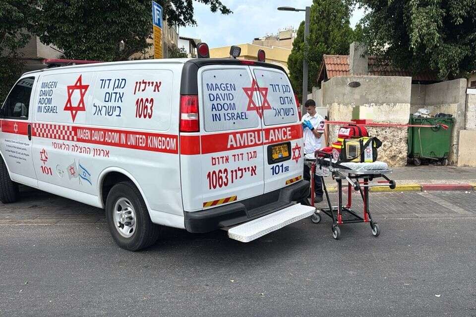 הזירה בה נפצע בן 15 , דוברות מד"א