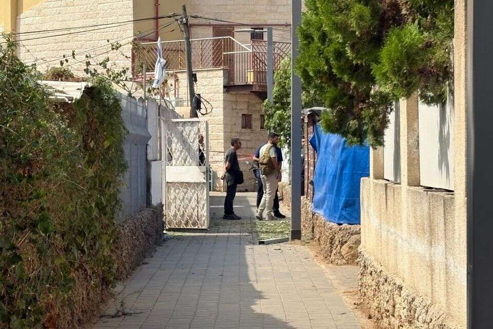הזירה בה נפגע הנער בן ה-15 , אבי כהן