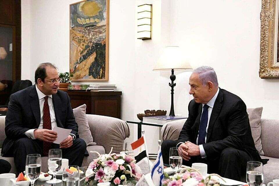 עבאס כאמל עם נתניהו בירושלים, ב-2021 , גטי אימג'ס