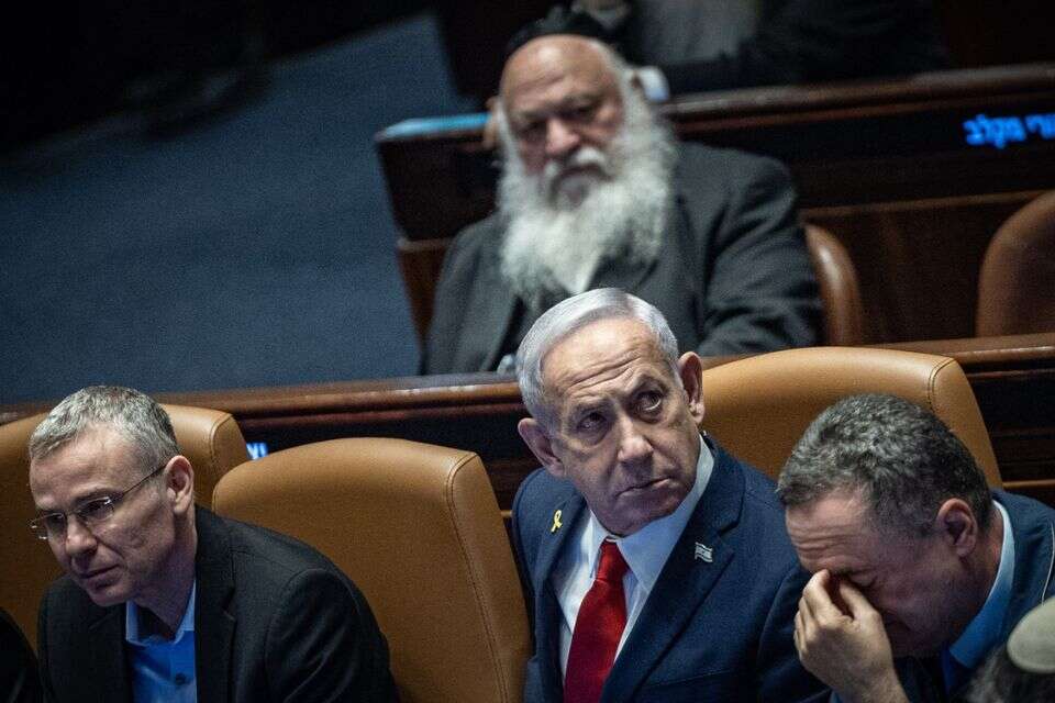 בדרך לשבירת הגוש? גולדקנופף ונתניהו , יונתן זינדל/פלאש 90