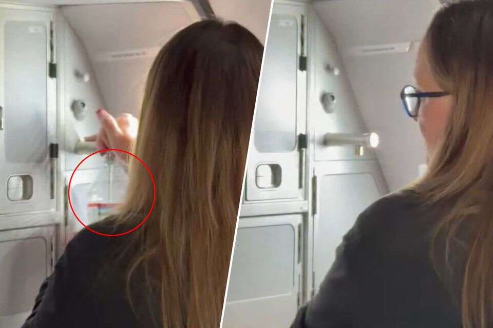 למי מיועדים המים? תיעוד הדיילת בטיסה , 27א