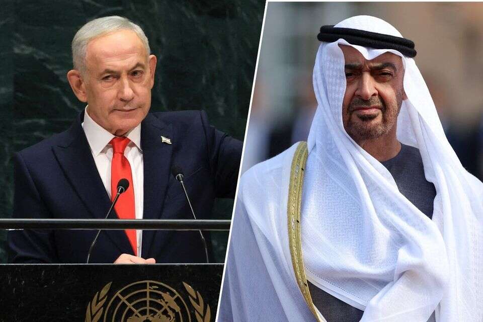 בן זאיד ונתניהו , רויטרס, AFP