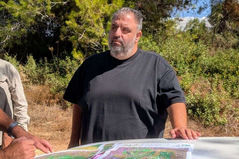 יו"ר קק"ל, אייל אוסטרינסקי , יואב לין, קק״ל