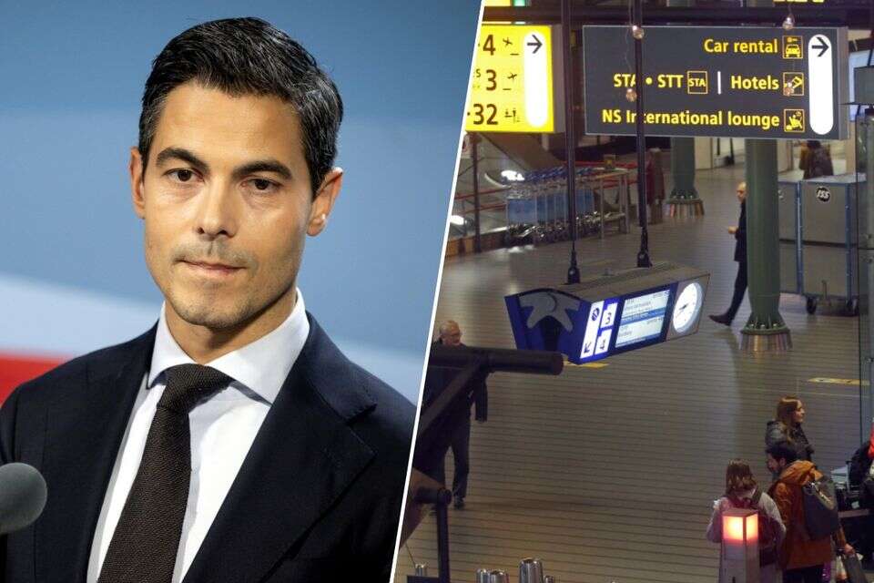 ראש ממשלת הולנד רוב יטן, נמל התעופה "סכיפהול" באמטסרדם , EPA, AP