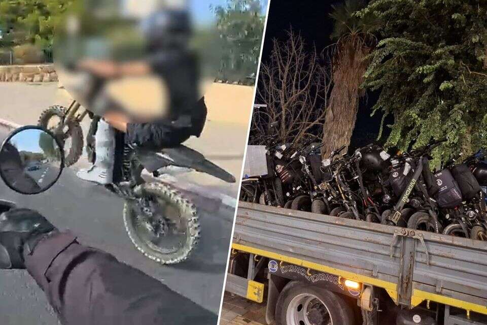 קטנועים משוכפלים שנתפסו במבצע אכיפה ביפו , דוברות המשטרה