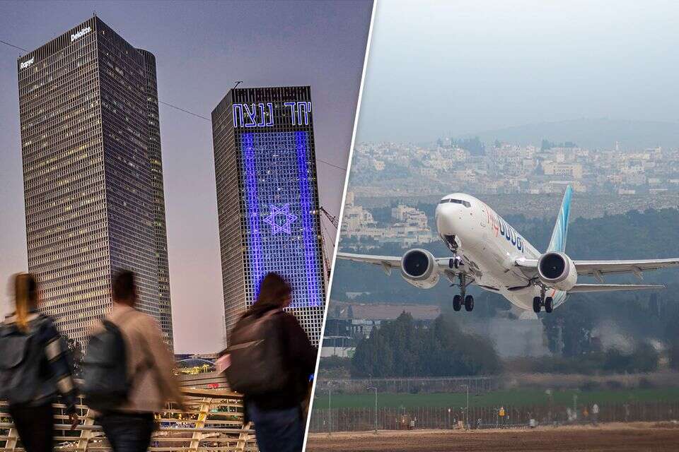 מטוס פליי דובאי ומגדלי עזריאלי בתל אביב , יואב דגון