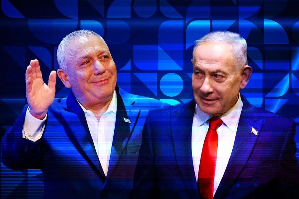 נתניהו ואיזנקוט , יוסי זליגר, רויטרס, אי.אף.פי