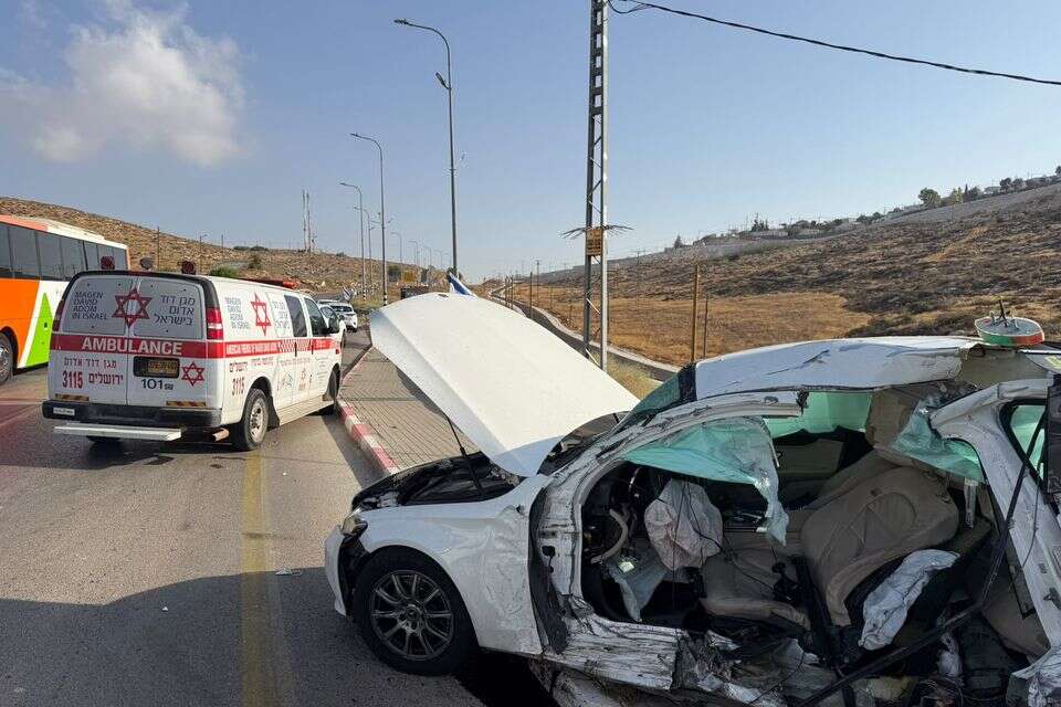 הרוג בתאונה בבנימין , מד"א