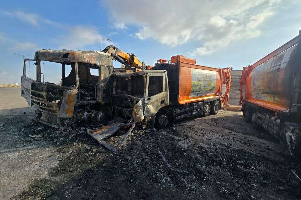 המשטרה חושדת כי השריפה באתר הפסולת דודאים אמש נגרמה בשל הצתה , .