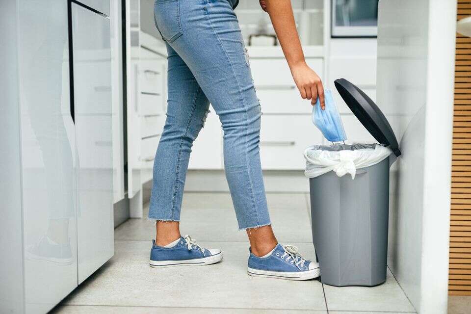 פח אשפה חובה במטבח. אילוסטרציה , GettyImages