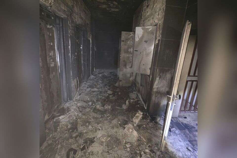 הבניין שהוצת בחולון , דוברות המשטרה