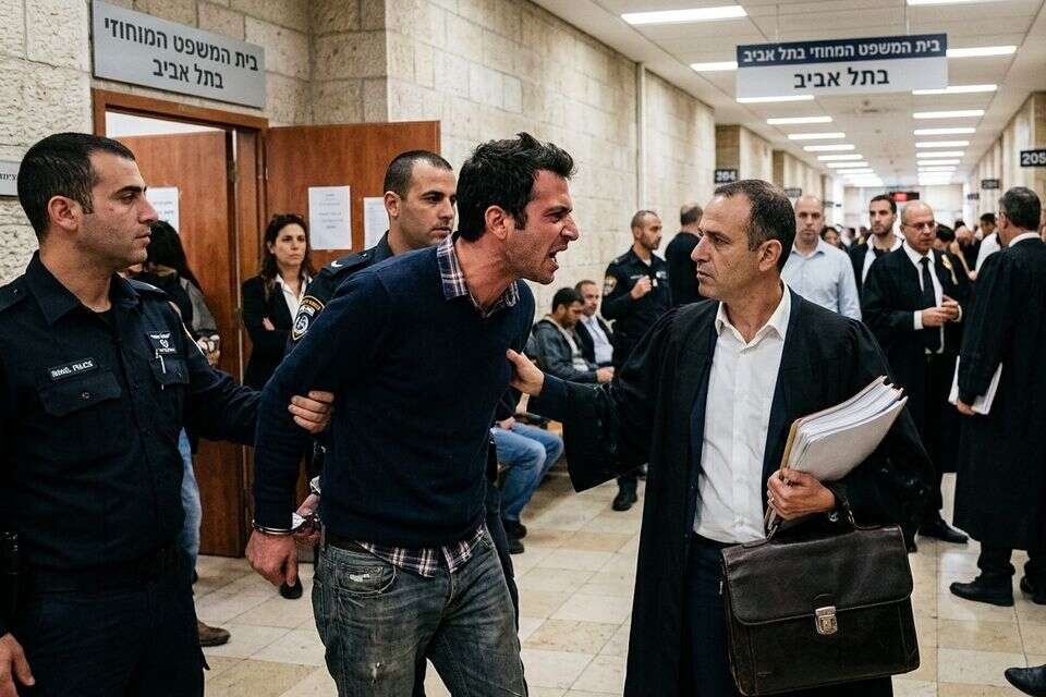 עימות בין נאשם לבין פרקליט בבית המשפט , Gemini