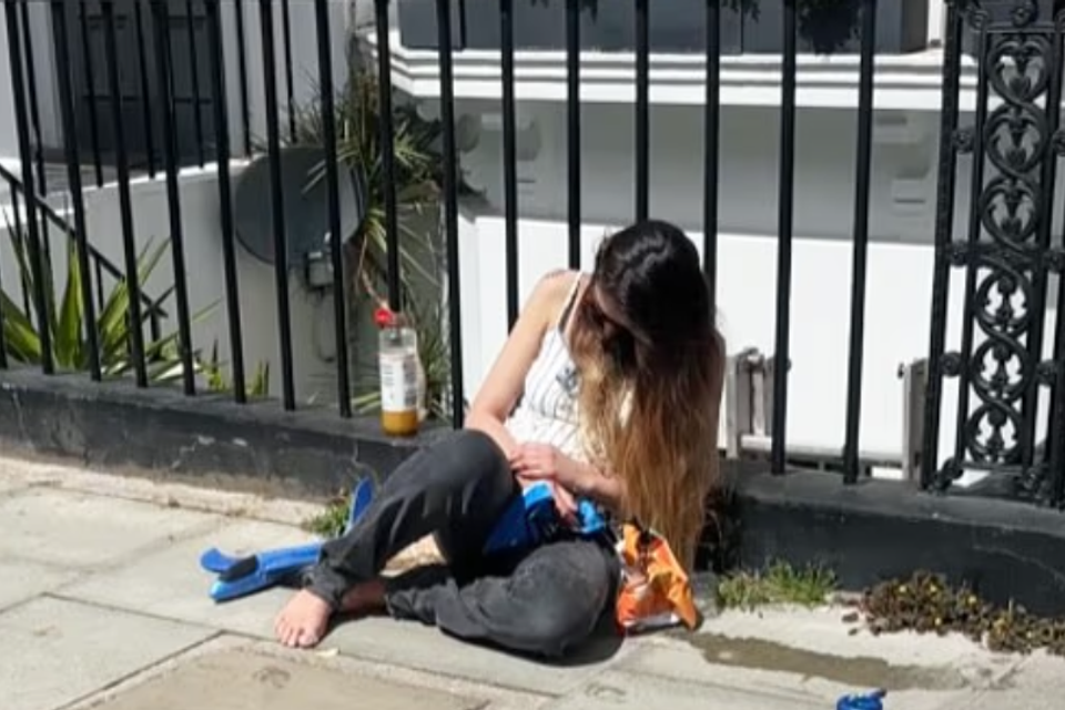 מאהרה אל נהיאן מעולפת ברחוב , רשתות חברתיות