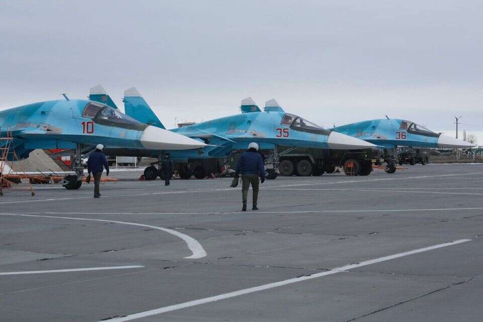 מפציצי SU-34 רוסיים , חיל האוויר הרוסי