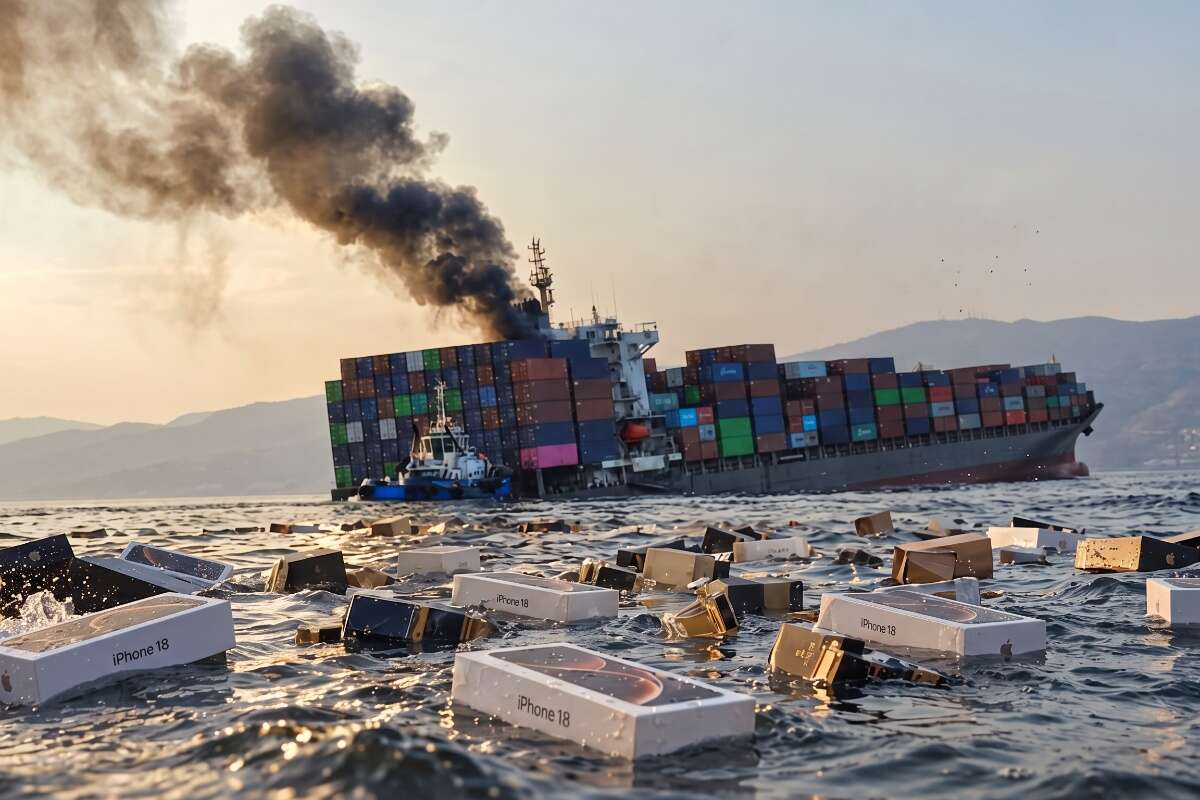 Maritime accident in the Strait of Hormuz: Thousands of new iPhones lost at sea | Integri News