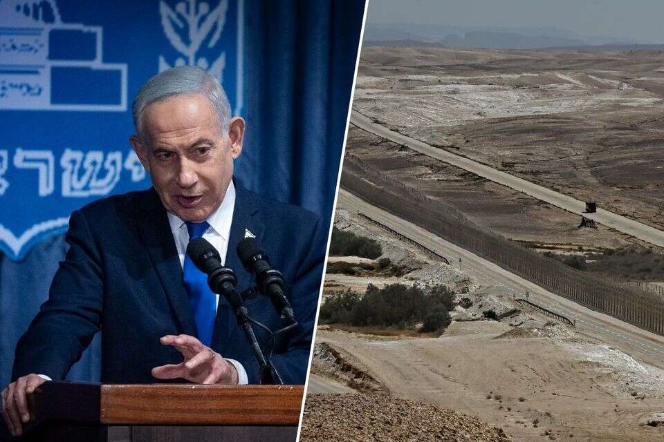הגבול המזרחי באזור כביש 10 ונתניהו , אפרת אשל, חיים גולדברג/פלאש90