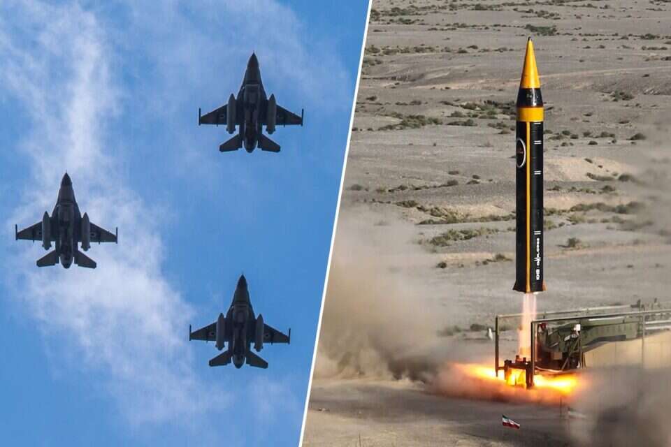 ניסוי בטיל ח'וראמשהר איראני ומטוסים של חיל האוויר , .