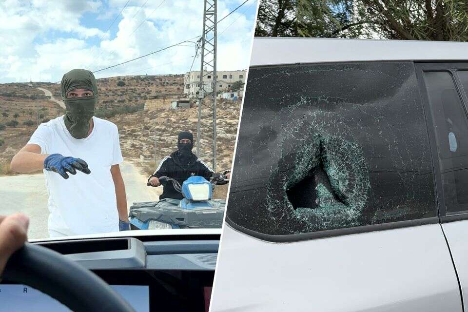 פורעים יהודים ליד רמאללה , 27א'
