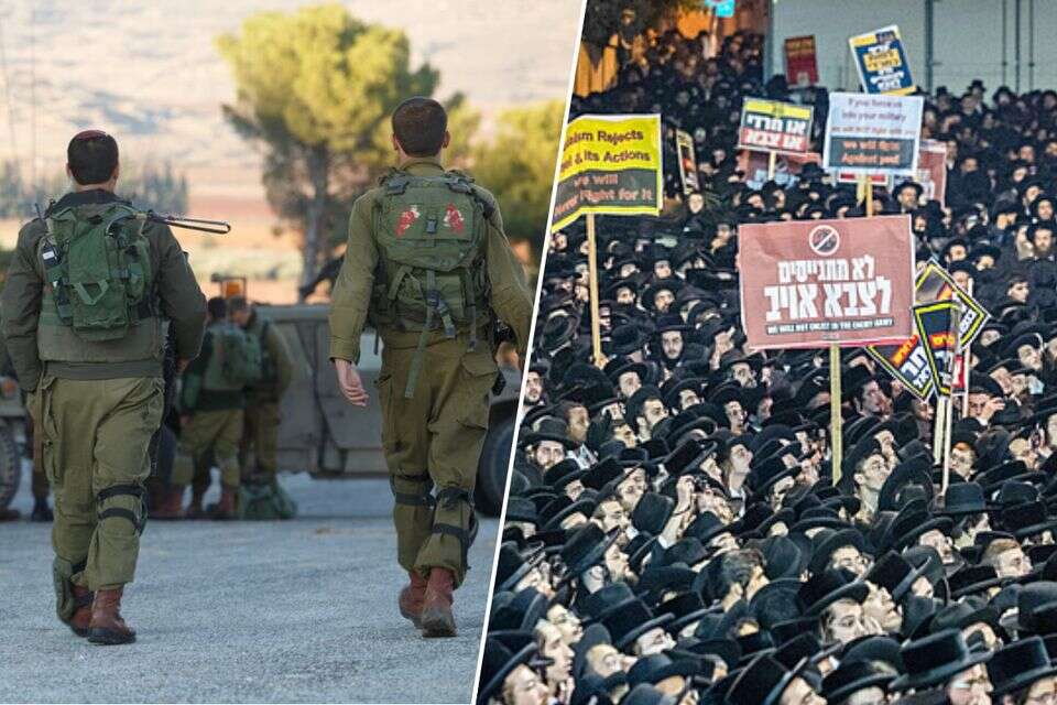 מחאה נגד גיוס חרדים לצד חיילי צה"ל בגבול לבנון , אורן בן חקון, אנצ׳ו גוש - ג׳יני