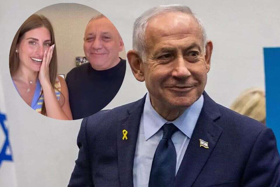 יו"ר הליכוד ראש הממשלה בנימין נתניהו, המשפיענית דנה זרמון עם יו"ר ישר גדי אייזנקוט , אורן בן חקון, אינסטגרם