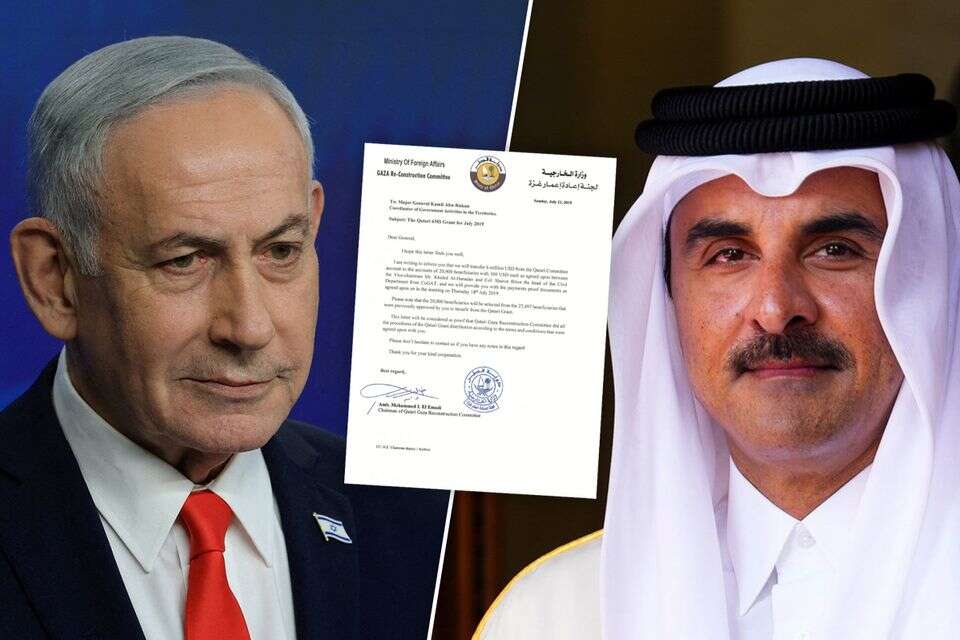 ממשלת נתניהו ביקשה מקטאר להמשיך להזרים כספים לעזה , רויטרס, EPA