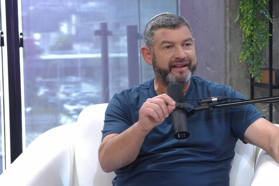 עופר וינטר בפודקאסט "בסלון של שרון" , צילום מסך