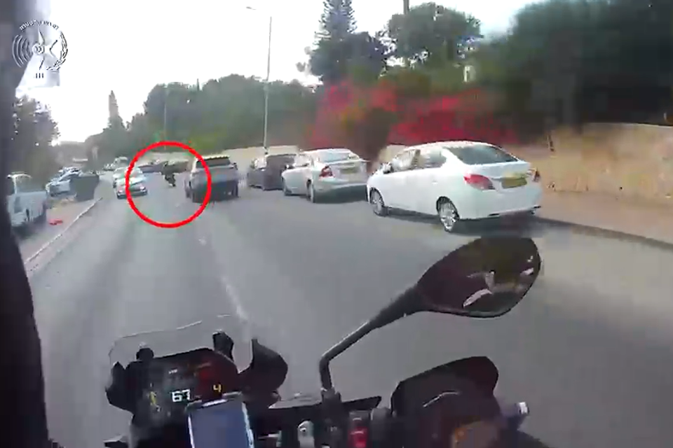 מרדף משטרתי אחר אופנוע , דוברות המשטרה