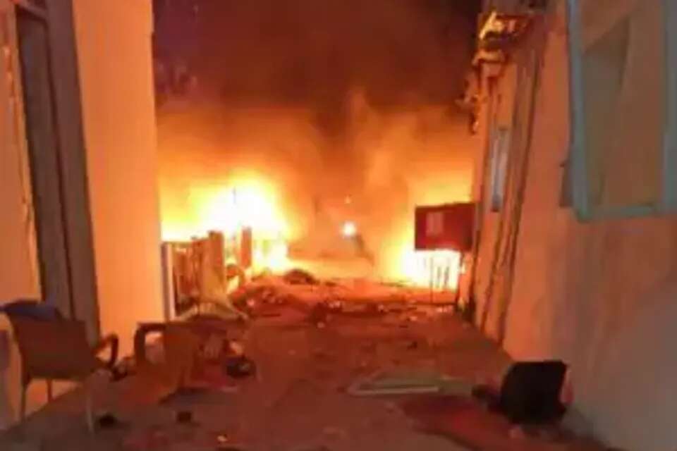 השקר הופרך. פיצוץ שאירע בבית חולים בעזה (ארכיון)
, רשתות ערביות