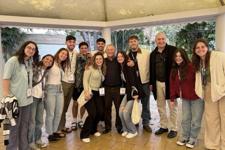 יו"ר ומנכ"ל הסוכנות עם השליחים הצעירים , הסוכנות היהודית